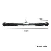 revolving straight bar cable attachment